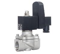 2 Way Electric Solenoid Valve With Timer 24V 220V 12V 1/2" Normally Closed Stainless Steel HIgh Temperature For Water Oil Gas(12VDC)