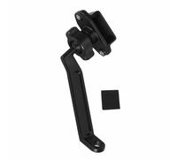 2 Way Radio supporto staffa moto Rearview Mirror adattatore staffa | Handheld Radio supporto supporto,Universale compatibilità,Installazione supporto,Enhanced Safety,Applicabile