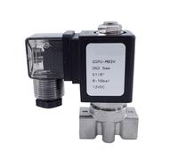 2 way SS304 high temperature steam hot water pilot piston solenoid valve 1/8 1/4" 110V AC Orifice 2.5/3/4mm normal close(ORIFICE 3MM_AC110V)