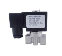 2 way SS304 water solenoid valve normally close G1/4" AC220V Orifice 4mm/5mm/6mm SPU zero pressure start 0-4bar/1bar/0.5bar(AC24V_EPDM)
