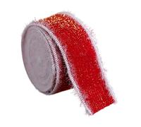 2. Winter-Themed Flexible Ribbon With Recyclable And Snowflake Engravings For Christmas And Home Decor Print Gift Wrapping Ribbon