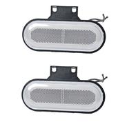 2 X 12-24V Certificato Adr Bianco Neon LED Indicatore Luci per DAF Volvo Furgone