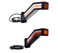 2 X 12-24V LED Posteriore Luci Con Dynamic Freccia Funzioni Fari Camion Rimorchi