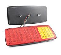 2 x 12 V LED posteriore luci a 3 funzioni Design Ultra Sottile per camion rimorchio telaio per camper camion