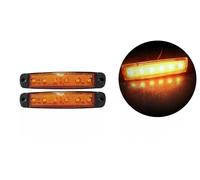 2 X 12V 12 Volt SMD 6 LED Arancione Giallo Indicatore Laterale Luce Parte L0051