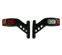 2 x 12V 24V LED INDICATORE LATERALE IN GOMMA LUCI DI POSIZIONE LUCI DI...