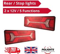 2 x 12V LED Indicatore Posteriore/Coda Retromarcia Stop Luci Lampade Pickup F...