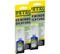 2 X 15 G PETEC Filettato Filetto Guarnizione Mastice Sigillo Adhesivo