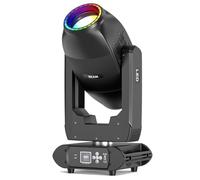 2 x 150W LED Beam Teste Mobili, Doppio 11+1 Colori e 18+1 Gobos Prisma a 18 Facce d-mx512 (33CH) Rotazione a 360° con Striscia Luminosa per Concerti Feste Discoteche Bar Palco