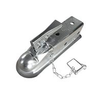 2 X 2-1/2 Pollice Gancio A Sfera Posteriore di Accoppiamento Rimorchio Accoppiatore Lingua Dritta RV Parti Camper Caravan Accessori