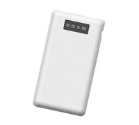 2 X 21700 Valigetta di ricarica portatile con indicatori digitali di livello della batteria ABS, alloggiamento di alimentazione portatile veloce
