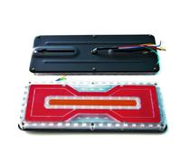 2 X 24V LED Posteriore Neon Coda Luci Combo Lampade Camion Rimorchio 4 Funzioni