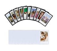 2 x 3 piccole cornici magnetiche personalizzate, mini cornici magnetiche per frigorifero Fujifilm Instax Mini 12 11 99 90 40 9 8 7 EVO da 7 pollici, per foto da 5,4 x 8,6 cm (10 bianco + 10 nero)