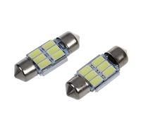 2 X 31 Mm 6 5630 SMD LED Festoon Illuminazione Interna 3W 195LM 6500K E6G4