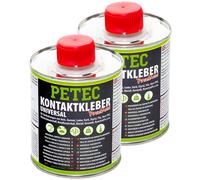 2 X 350 Ml Petec Colla Contatto Colla Pennello 93935 Colla