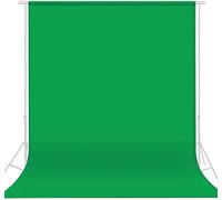 2 x 3m Sfondo per Studio Fotografico,Green Screen,Fotografia di Prodotti Sfondo,Sfondo Verde Schermo,Sfondo Fotografico per Fondale Sfondo Bianco/Nero/Verde per Foto Fondale Fotografico Kit