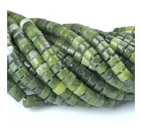 2 x 4 mm, 155 perline sfuse in giada verde cinese, cilindriche, rondelle, abaco, disco, distanziatori, per la creazione di gioielli