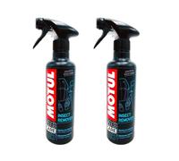 2 X 400ml MOTUL INSECT REMOVER RIMUOVERE INSETTI DA CAROZZERIA AUTO MOTO 02MO12