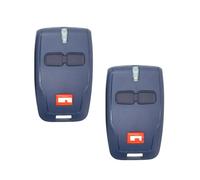 2 x 433 MHz Telecomando per apertura cancello BFT, sostituzione telecomando BFT Mitto 2, chiave con attacco per cancello garage a 2 vie con attacco chiave, compatibile con MITTO B RCB02 12 V elettrico