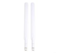 2 x 4G LTE esterno 5dBi per connettore compatibile con router Huawei E5186 B880 B315 B310 B525 B535 B593 698-2700MHz Frequ(bianco)