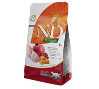 2 x 5 kg Farmina N&D Crocchette per gatti - Pumpkin Adult Quaglia, Zucca e Melograno