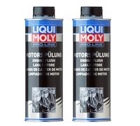 2 x 500 ml Liqui Moly 2427 Pro-Line lavaggio motore pulitore motore risciacquo