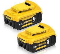 2 X 500mAh di Ricambio per Dewalt 18V Batteria DCB184 DCB180 DCB181 DCB182 DCB200 DCB201 DCB204 DCB127 DCB112 DCB115