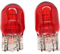 2 x 580 W21W/5W Rosso Lampadina Stop Coda Nebbia 7443 senza Bulbo 12v 21w 5w