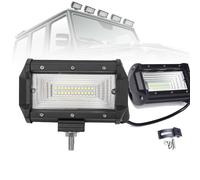 2 x 72W LED LUCE FARO 12V 24V SUPPLEMENTARE FARETTO AUTO BARCA 24LED 6000K Nuovo