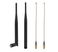 2 X 868 MHz LoRa Antenna Omni-Directional 3dBi SMA maschio Antenna per LoRaWAN, Mesh tastic, ESP32 OLED Board, antenna WiFi PC, antenna per porta del garage, con cavo di prolunga IPEX da 15 cm