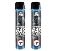 2 X AABCOOLING SPRAY AD ARIA COMPRESSA 750 ML AIR DUSTER PULIZIA PURIFICATORE...