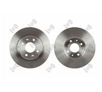 2 x ABAKUS 231-03-018 Disco freno per DACIA,RENAULT,SMART