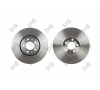 2 x ABAKUS 231-03-029 Disco freno per AUDI,SEAT,SKODA,VW