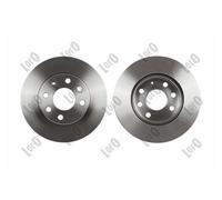 2 x ABAKUS 231-03-042 Disco freno per OPEL