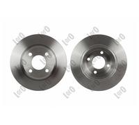 2 x ABAKUS 231-03-043 Disco freno per AUDI