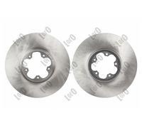 2 x ABAKUS 231-03-118 Disco freno per FORD