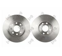 2 x ABAKUS 231-03-143 Disco freno per FIAT,OPEL