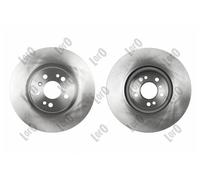 2 x ABAKUS 231-03-215 Disco freno per MERCEDES-BENZ