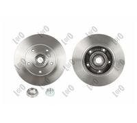 2 x ABAKUS 231-04-024 Disco freno per RENAULT