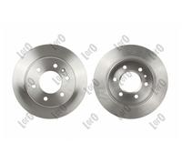 2 x ABAKUS 231-04-048 Disco freno per MERCEDES-BENZ,VW