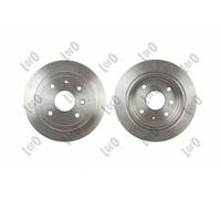 2 x ABAKUS 231-04-106 Disco freno per CHEVROLET,DAEWOO,SUZUKI