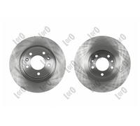 2 x ABAKUS 231-04-134 Disco freno per CITROËN,FIAT,PEUGEOT,TOYOTA