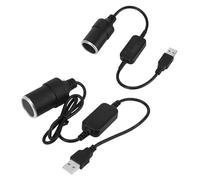 2 x Adattatore USB A a Presa Accendisigari 12V per Auto Convertitore