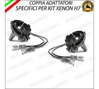 2 x ADATTATORI PORTA LAMPADE KIT XENON H7 PER VOLKSWAGEN VW POLO 6R