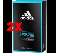 Adidas Ice Dive Eau de Toilette (uomo) 100 ml variante Imballaggio nuovo