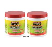 2 X Africa's Best Maximum Strength Super Gro Hair & Scalp Conditioner, 5.25 Oz
