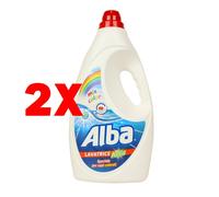 2 X ALBA Detersivo Liquido Mix Color per Lavatrice 3000 Millilitri 60 Lavaggi