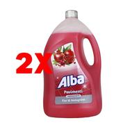 2 X ALBA Fior di Melograno Detergente Pavimenti 4 Litri