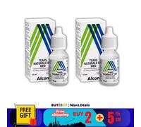 2 x Alcon Tears Naturale II 15 ml lubrificante collirio lenitivo e idratante