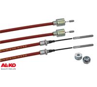 2 X Alko Originale Cavo Freno Campana Hl / Gl : 530/740mm+2 Kugelmutter M8 Wt